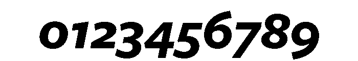 Freight Sans Bold Italic Font OTHER CHARS