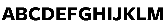 Freight Sans Bold Font UPPERCASE