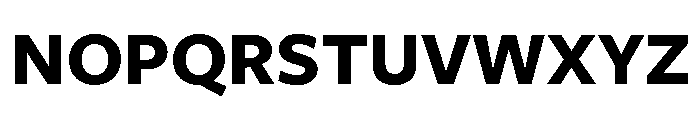 Freight Sans Bold Font UPPERCASE