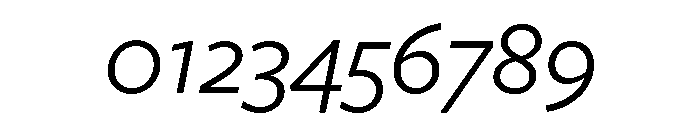 Freight Sans Book Italic Font OTHER CHARS