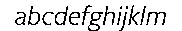 Freight Sans Book Italic FONT