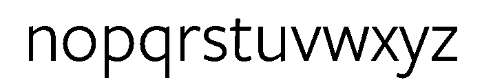 Freight Sans Book Font LOWERCASE