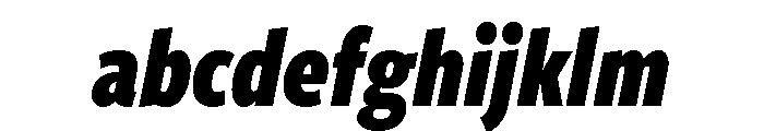 Freight Sans Compressed Black Italic FONT