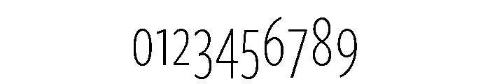 Freight Sans Compressed Extra Light Font OTHER CHARS