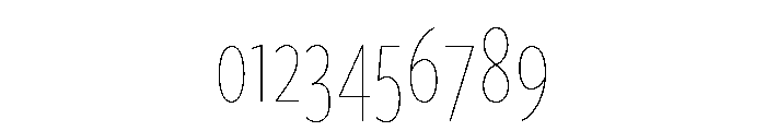 Freight Sans Compressed Hairline Font OTHER CHARS