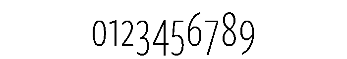 Freight Sans Compressed Light Font OTHER CHARS