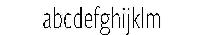 Freight Sans Compressed Light FONT