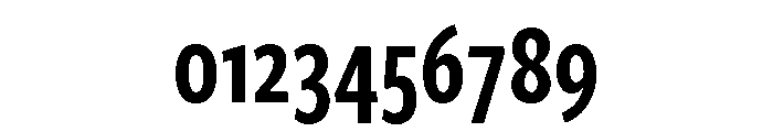 Freight Sans Compressed Semi Bold Font OTHER CHARS