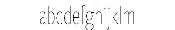 Freight Sans Compressed Thin FONT