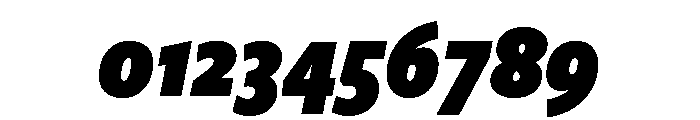 Freight Sans Compressed Ultra Black Italic Font OTHER CHARS