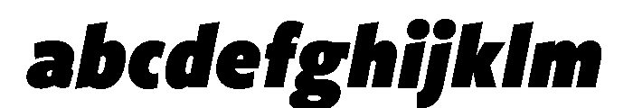Freight Sans Compressed Ultra Black Italic FONT