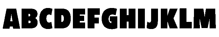 Freight Sans Compressed Ultra Black Font UPPERCASE