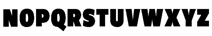Freight Sans Compressed Ultra Black Font UPPERCASE