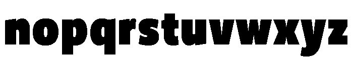 Freight Sans Compressed Ultra Black Font LOWERCASE