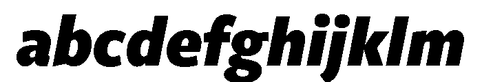 Freight Sans Condensed Black Italic FONT