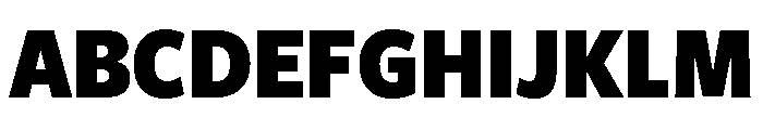 Freight Sans Condensed Black Font UPPERCASE