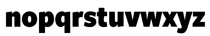Freight Sans Condensed Black Font LOWERCASE