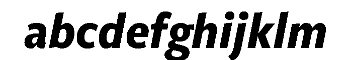 Freight Sans Condensed Bold Italic FONT