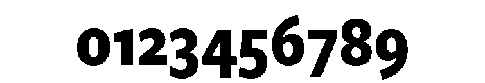 Freight Sans Condensed Bold Font OTHER CHARS