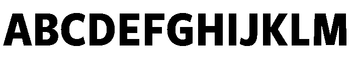 Freight Sans Condensed Bold Font UPPERCASE