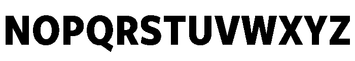 Freight Sans Condensed Bold Font UPPERCASE