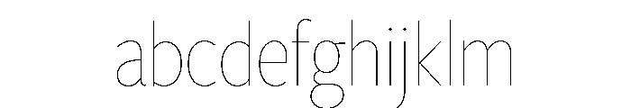 Freight Sans Condensed Hairline FONT