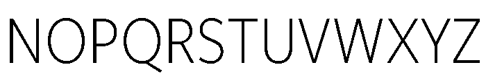 Freight Sans Condensed Light Font UPPERCASE
