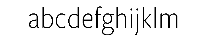 Freight Sans Condensed Light FONT