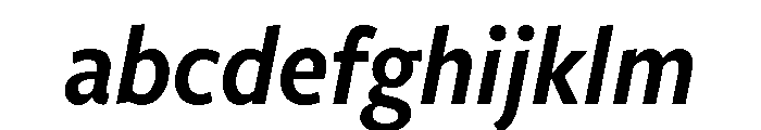 Freight Sans Condensed Semi Bold Italic FONT