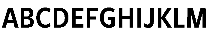 Freight Sans Condensed Semi Bold Font UPPERCASE