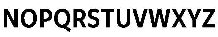 Freight Sans Condensed Semi Bold Font UPPERCASE