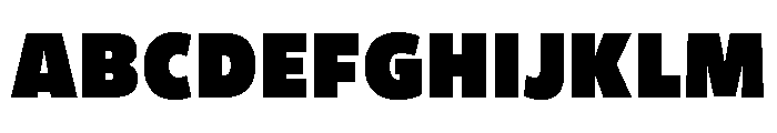 Freight Sans Condensed Ultra Black Font UPPERCASE