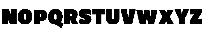 Freight Sans Condensed Ultra Black Font UPPERCASE