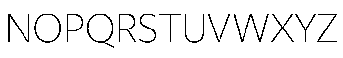 Freight Sans Extra Light Font UPPERCASE