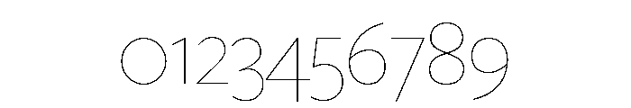 Freight Sans Hairline Font OTHER CHARS