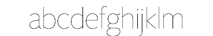 Freight Sans Hairline FONT