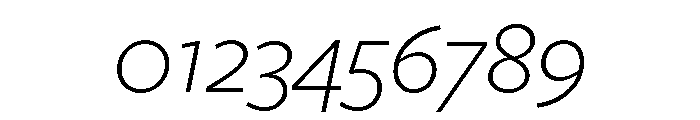 Freight Sans Light Italic Font OTHER CHARS