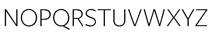 Freight Sans Light Font UPPERCASE