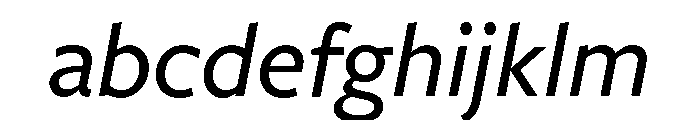 Freight Sans Medium Italic FONT
