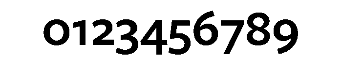 Freight Sans Semi Bold Font OTHER CHARS