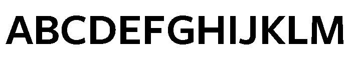 Freight Sans Semi Bold Font UPPERCASE
