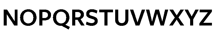 Freight Sans Semi Bold Font UPPERCASE