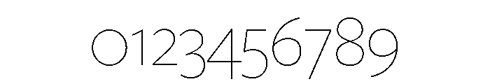Freight Sans Thin Font OTHER CHARS