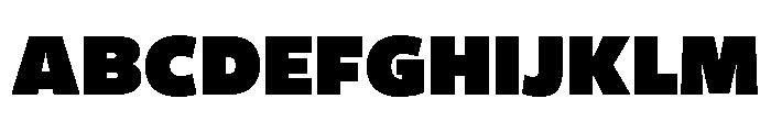 Freight Sans Ultra Black Font UPPERCASE