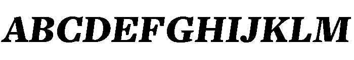 Freight Text Black Italic Font UPPERCASE