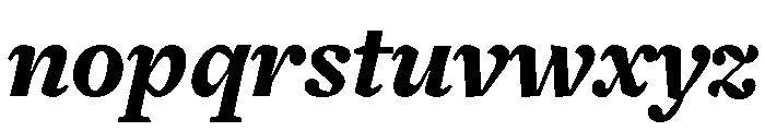 Freight Text Black Italic Font LOWERCASE