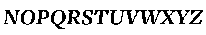 Freight Text Bold Italic Font UPPERCASE