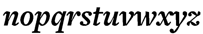 Freight Text Bold Italic Font LOWERCASE