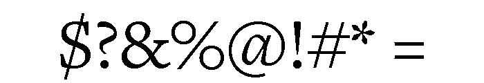 Freight Text Book Font OTHER CHARS