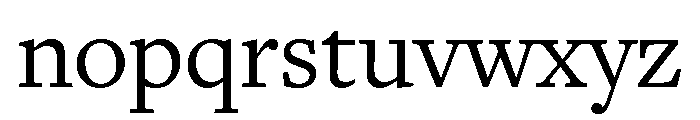 Freight Text Book Font LOWERCASE